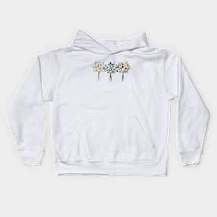 Wildflowers Trio Kids Hoodie